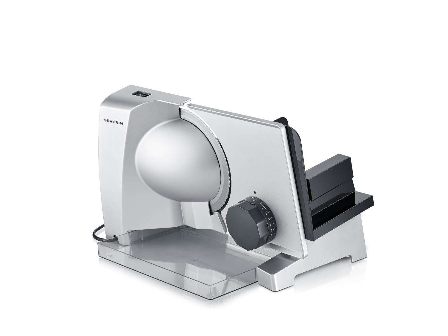 Severin AS 3917 pålægsmaskine 0-23 mm sølv 150W