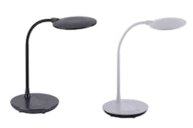 LeuchtenDirekt Astrid LED bordlampe hvid med trådløs oplader dæmpbar H615 mm