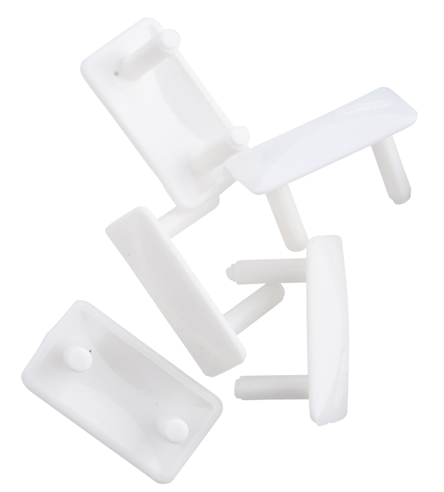 Blændprop hvid til børnesikring af stikkontakt 5 stk.