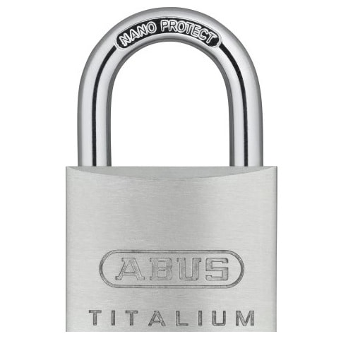 Abus hængelås titalium 20 mm.