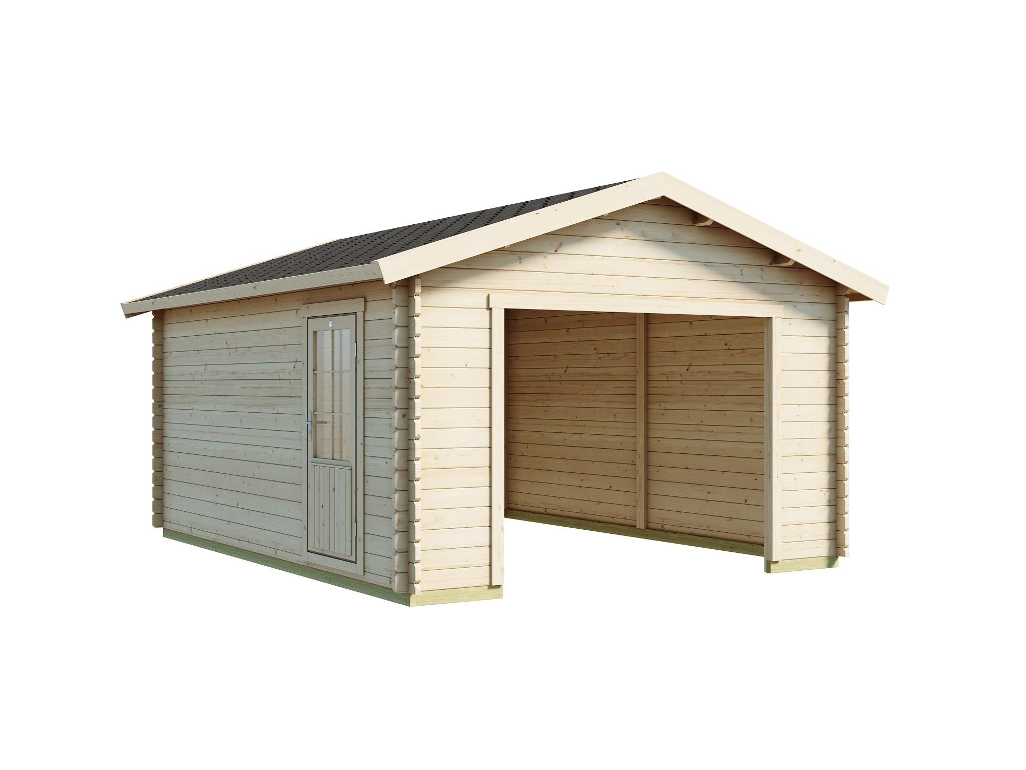 Luoman Lillevilla Lompolo garage 20 m2