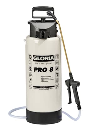 Gloria Pro 8 tryksprøjte olieresistent 8L 3 bar