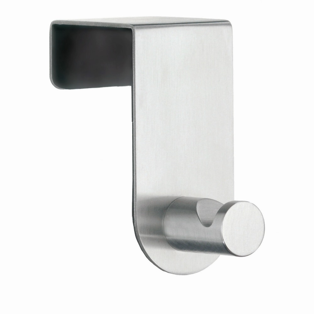 Beslagsboden dørkrog i børstet stål