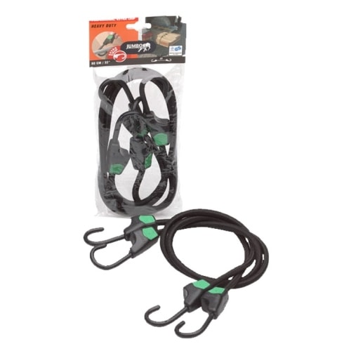 Jumbo bagagestrop super strong 120 kg grøn 80 cm 2 stk.