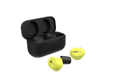 ISOtunes Free Aware trådløst høreværn og headset i gul