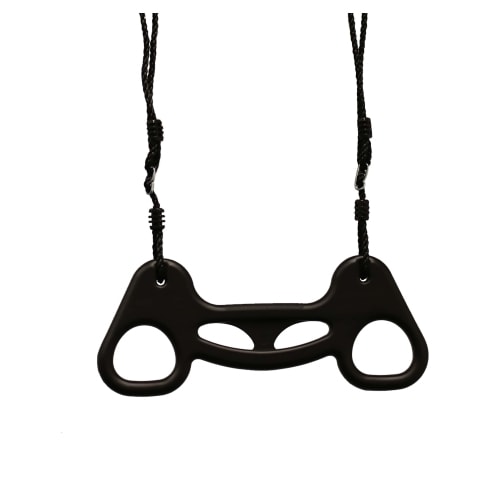 Nordic Play trapezgynge i sort med sort reb