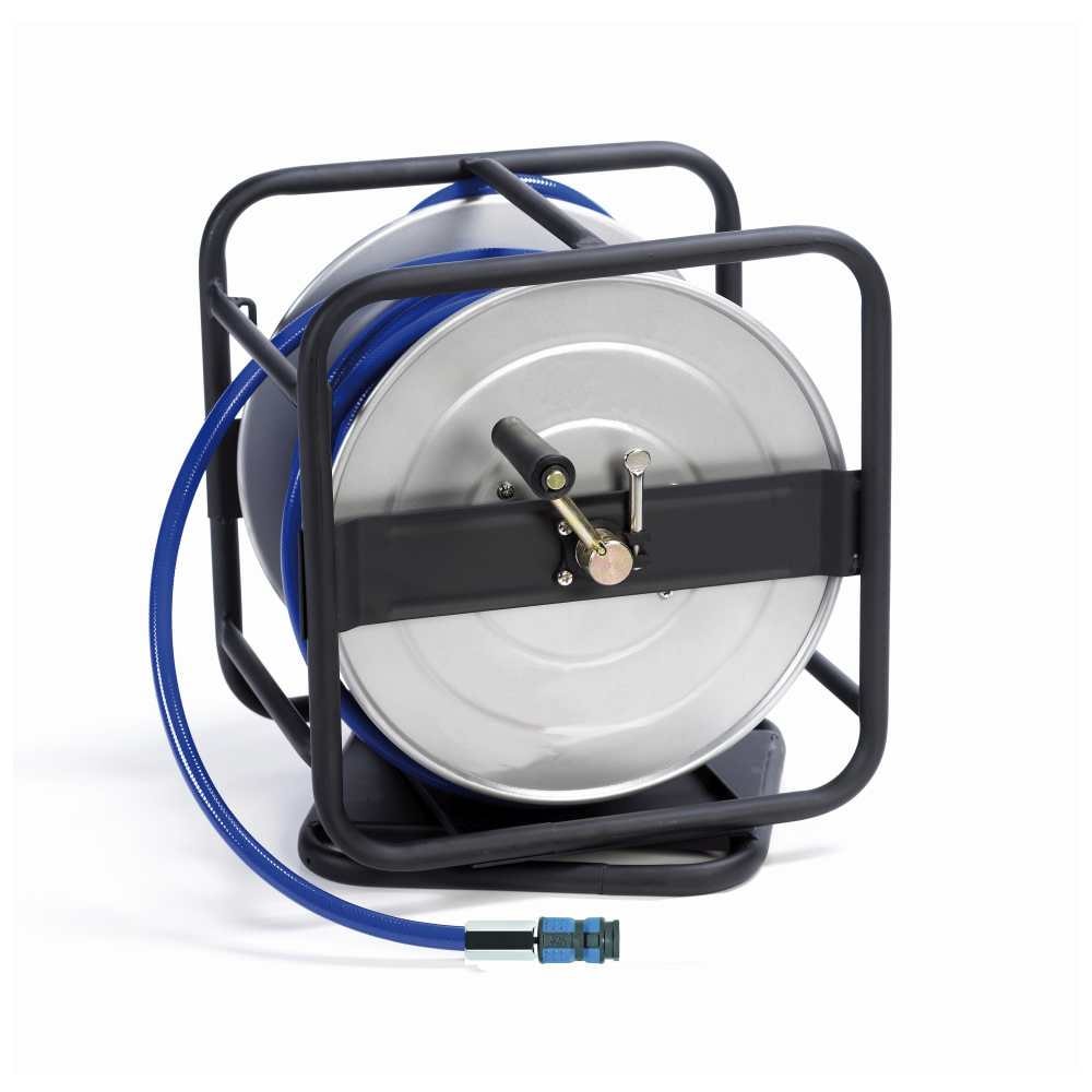 Flowconcept slangeopruller 16 bar på drejefod med 30 m 3/8" slange