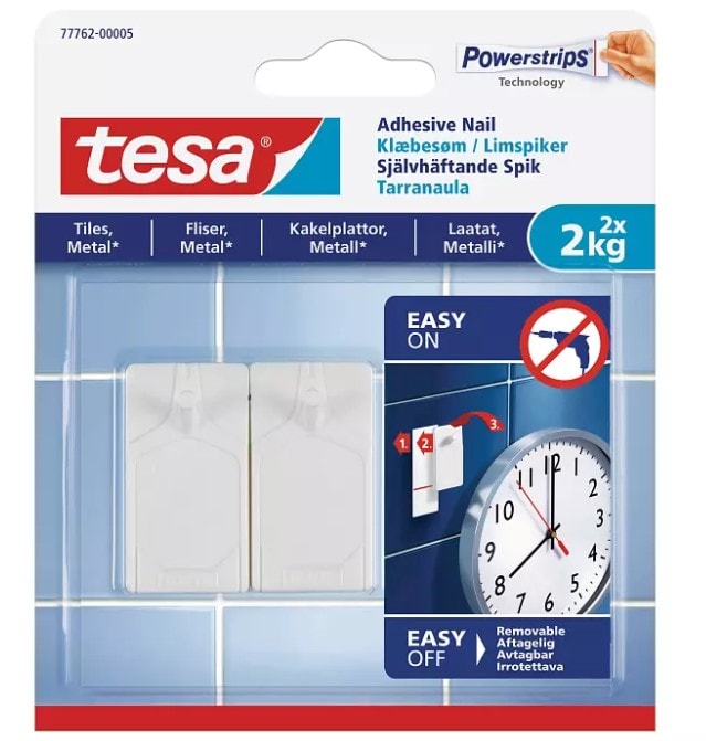 Tesa klæbesøm til fliser og metal 3 kg 2 stk.