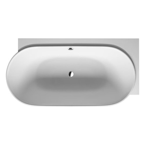 Duravit Luv badekar, højre med front og gavl 2 ryglæn 185 x 95 cm