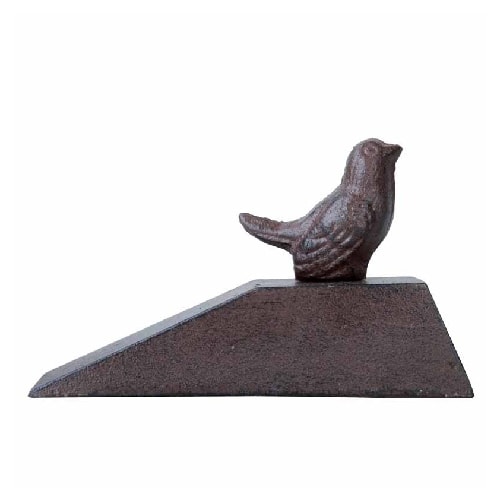 Esschert Design dørstopper i støbejern med fugl