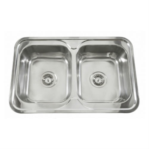 Nordic Tech Rubin NDR 800 dobbelt køkkenvask i stål