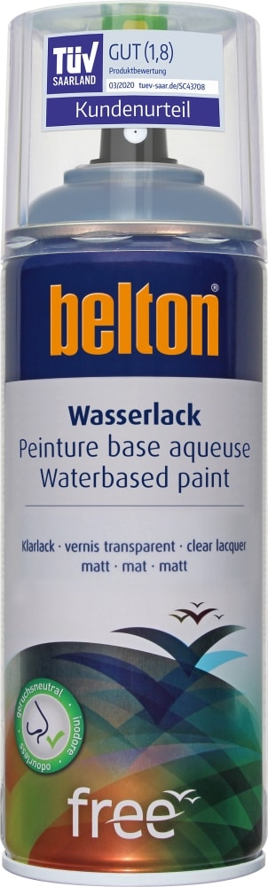 Belton Free mat farvespray RAL 9010 ren hvid 400 ml