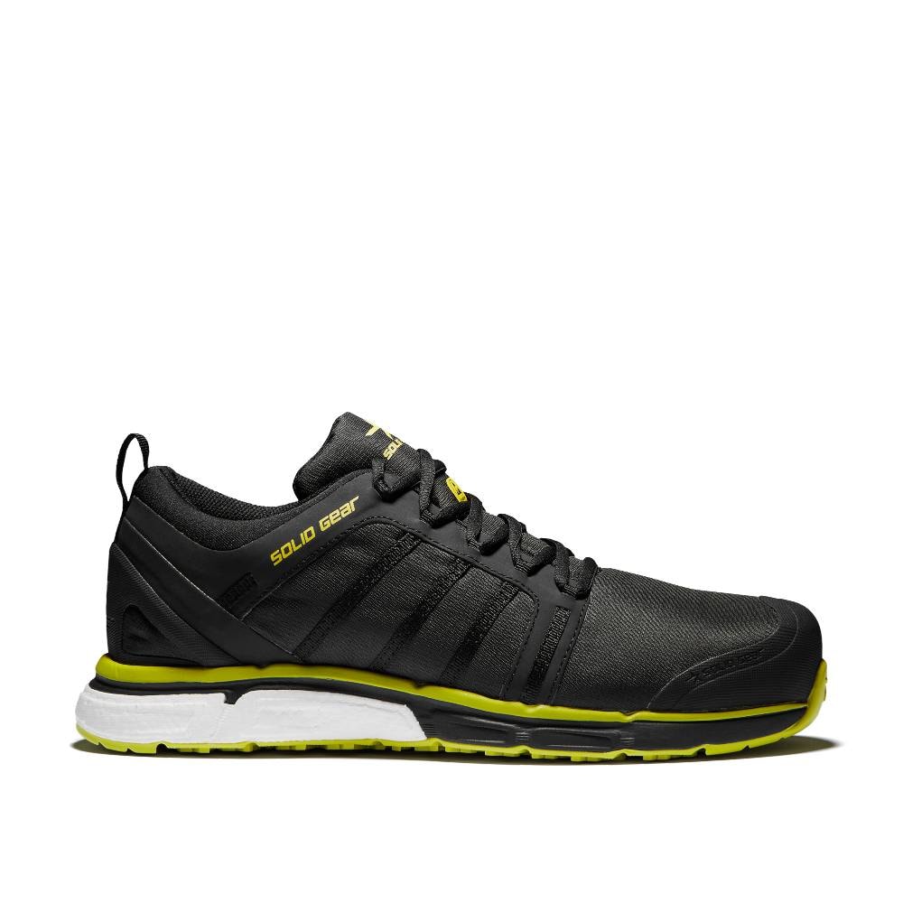 Solid Gear sikkerhedssko model Revolution sort/lime str. 48