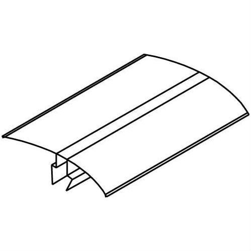 Rias plast dækliste 60 x 8000 mm