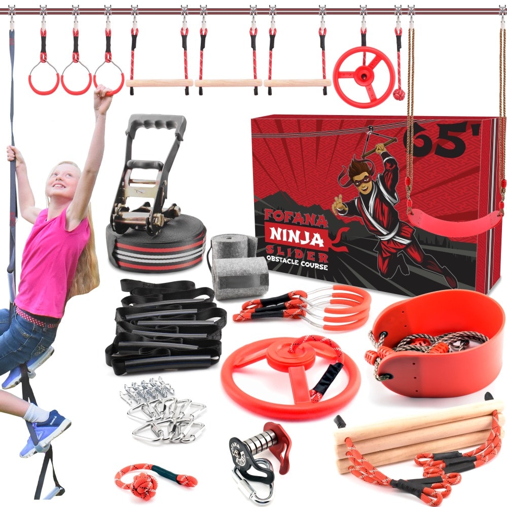 Fofana Ninja Warrior Obstacle Course forhindringsbane 45 dele