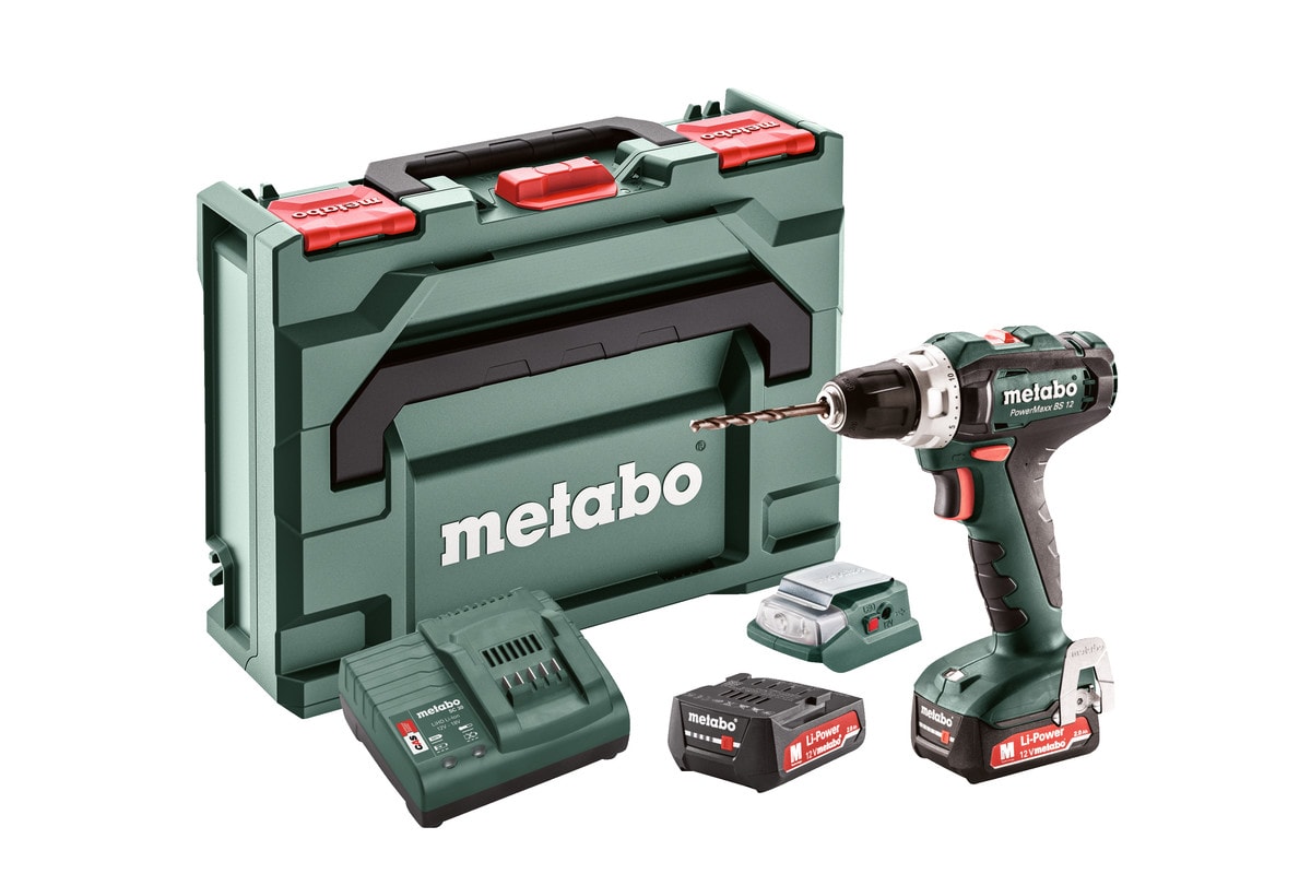 Metabo skruetrækker PowerMaxx BS 12 Set