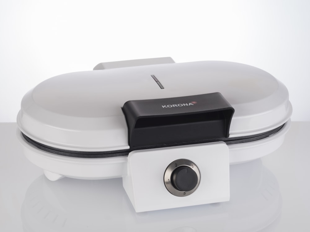Korona 41020 Waffle Maker dobbelt vaffeljern hvid 1200W