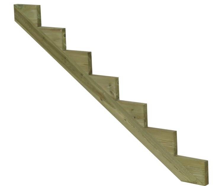 Plus trappevange 7 trin 175 x 119 cm 1 stk.