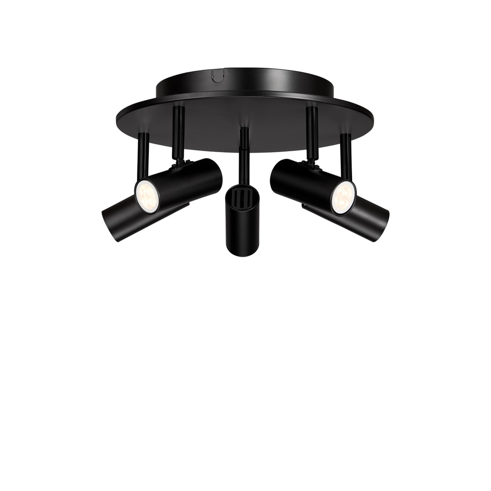 Belid Cato 5-spot loftsrondel matsort GU4/MR11 dæmpbar inkl. lyskilde