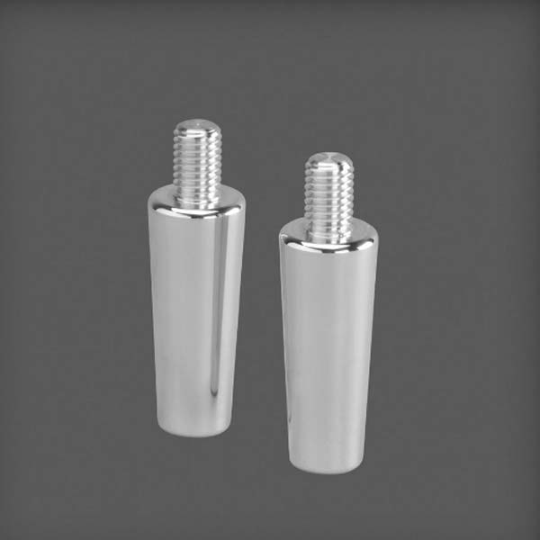 Elfa Freestanding fodforhøjer i aluminium 50 mm Pakke med 2 stk.