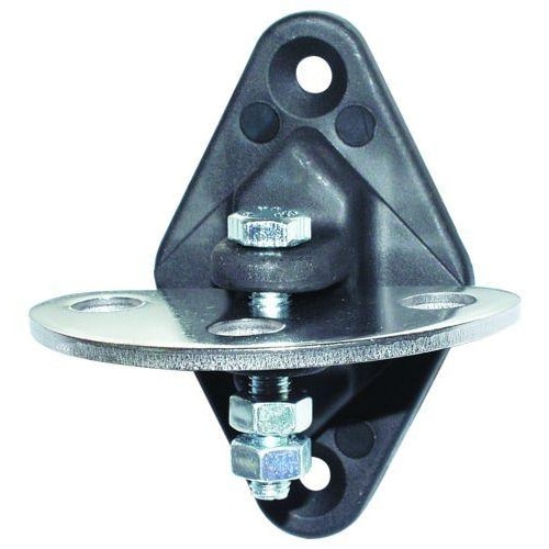 Ryom ledstop sort/rustfri til håndtag 4 stk.