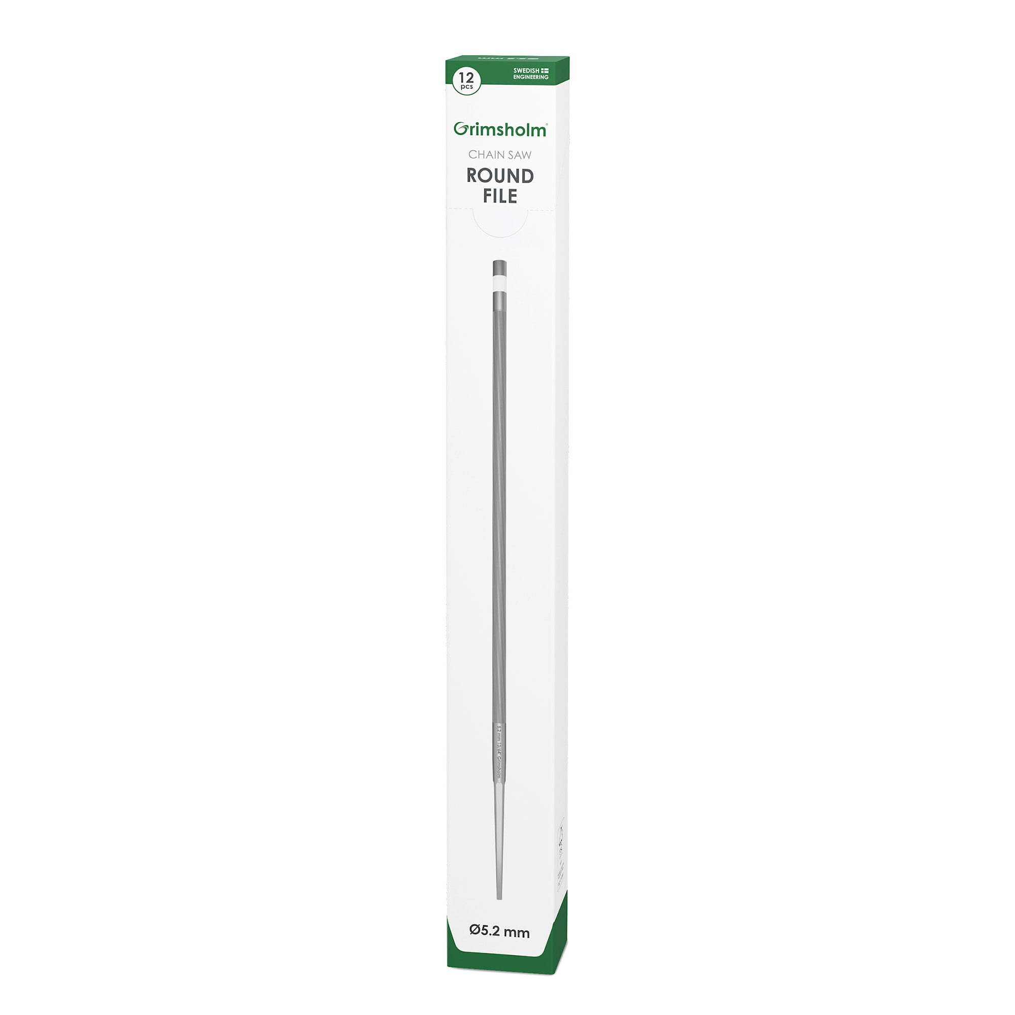 Grimsholm rundfil Premium Cut 5,2 mm, 12-pak