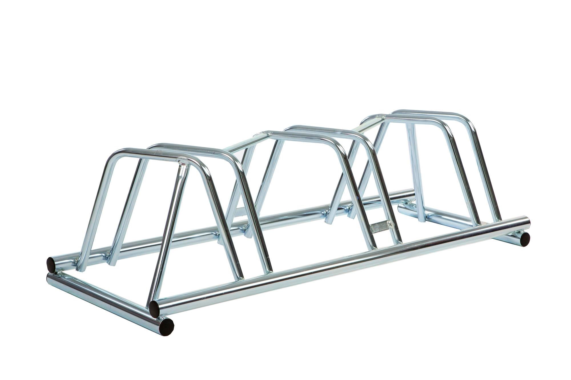 Varax 153 cykelstativ pulverlakeret grå til 3 cykler