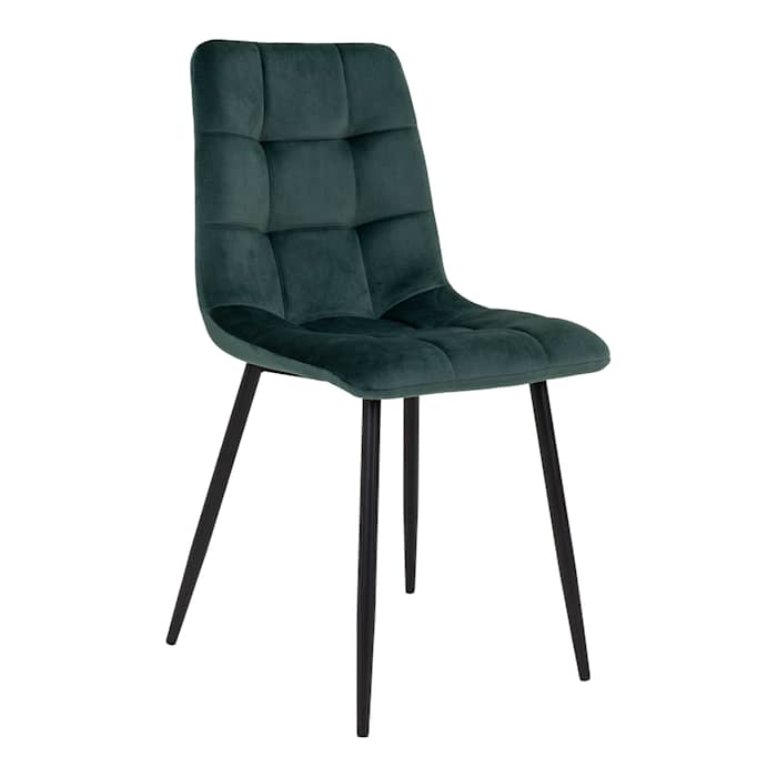 House Nordic Middelfart spisebordsstol med sorte ben