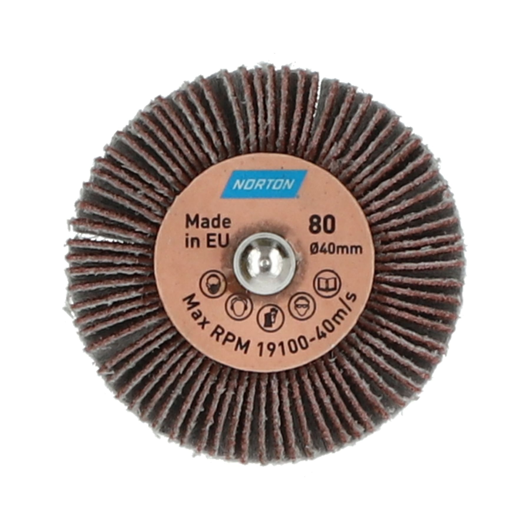 Norton Lamelslibestift 40x15x6b mm 80 korn