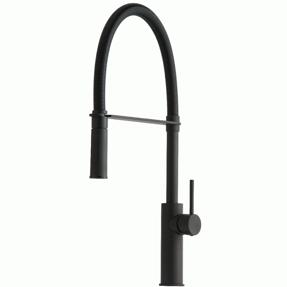 Lavabo Kubus 020 køkkenarmatur med slange krom/mat sort