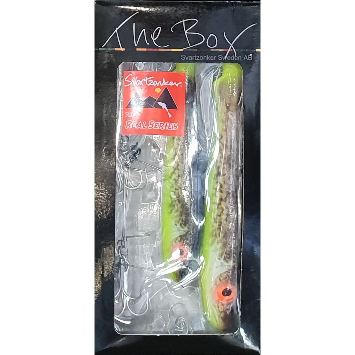 Abu Garcia Jig McRubber Real Series The Box 17 cm/21 cm Hot Ålbu