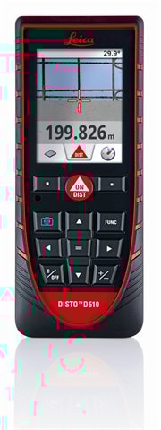 Leica Disto D510 afstandsmåler til udendørsrækker 200 m.