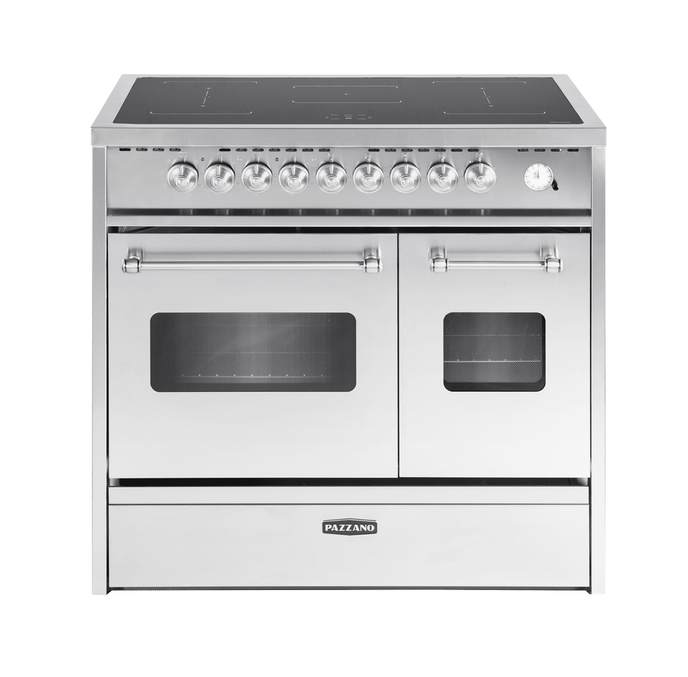 Pazzano Cuore induktionskomfur 2 ovne rustfri/inox 90 cm
