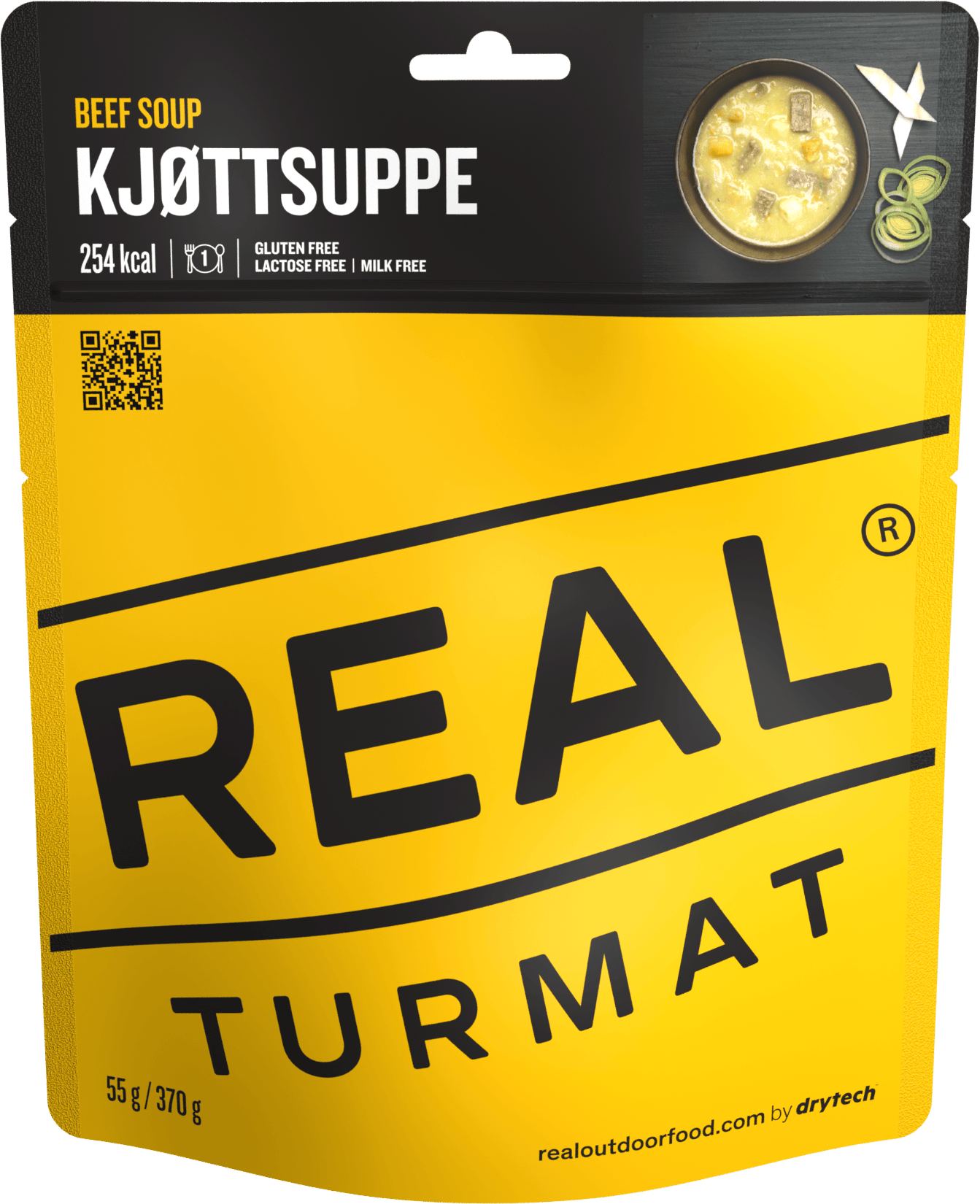 REAL Turmat Kødsuppe med Oksekød - Suppe