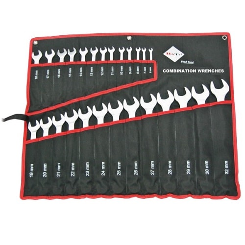 BATO ringgaffelnøglesæt 6-32 mm. med 26 dele.BATO vare nr. 2498