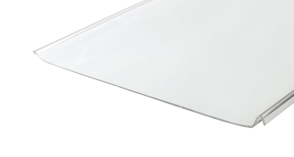 Plastmo SunGlaze 4 mm tagplade i klar PC - 58,5x420 cm