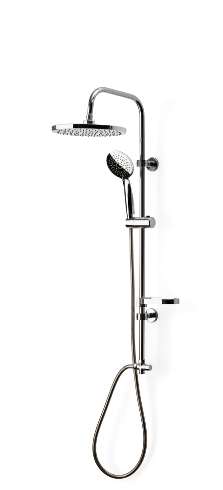 Habo Petinia loftbruserstangssæt /brusesystem krom