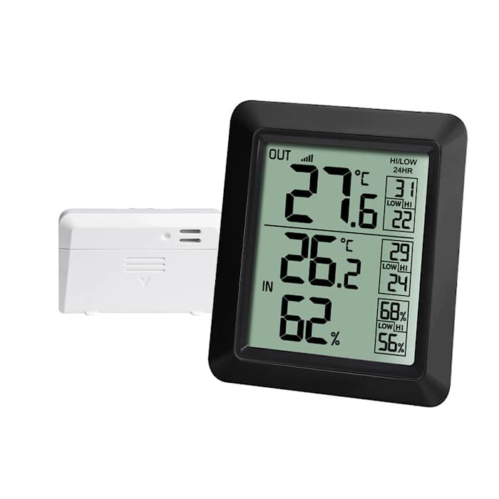 Agimex vejrstation m/termometer og hygrometer