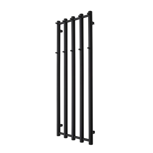 TVS Kiro 5 håndklædetørrer i sort 1400 x 515 mm