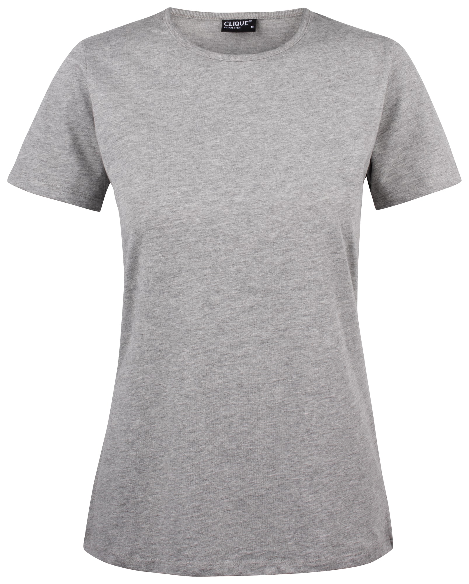 Clique T-shirt til kvinder, gråmeleret
