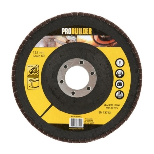 Probuilder lamelskive 125 mm korn 60