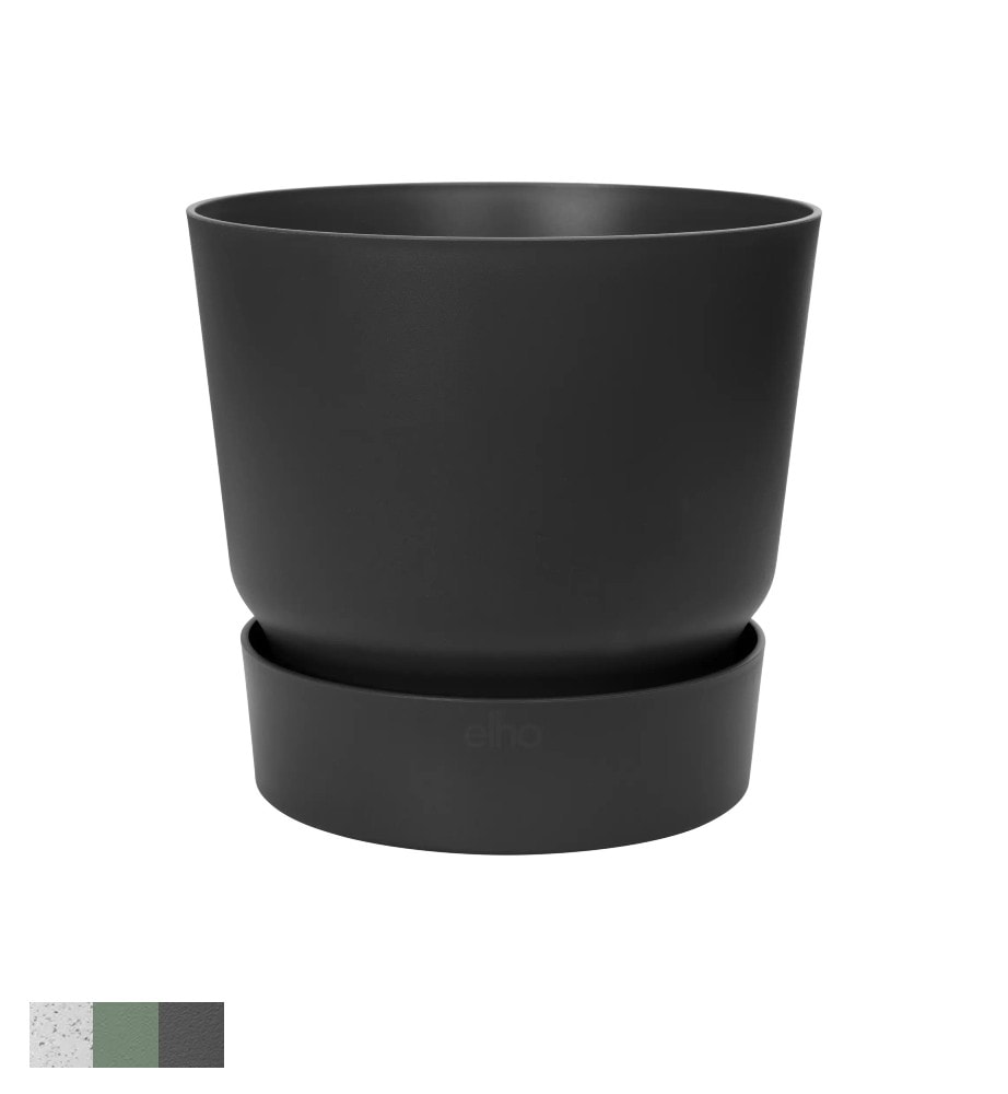 Elho Greenville Round 40 Living Concrete krukke Ø39 x 37 cm - Potter, Havedyrkning
