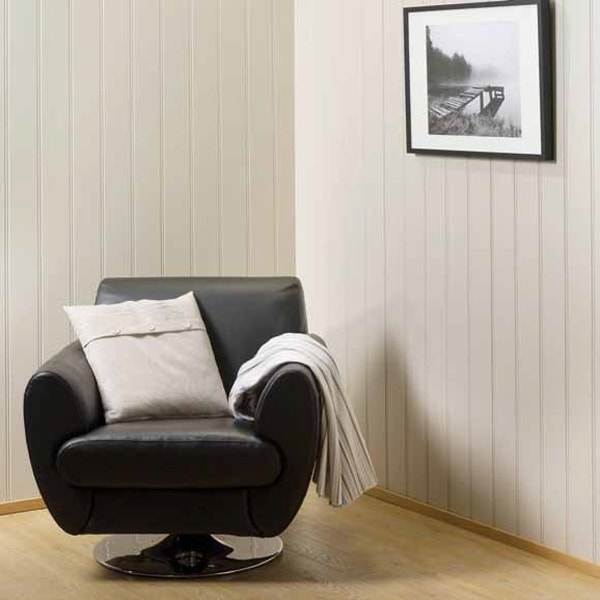 Huntonit Perlestaf vægpanel frost 11 x 620 x 2390 mm pk. à 2,86 m2