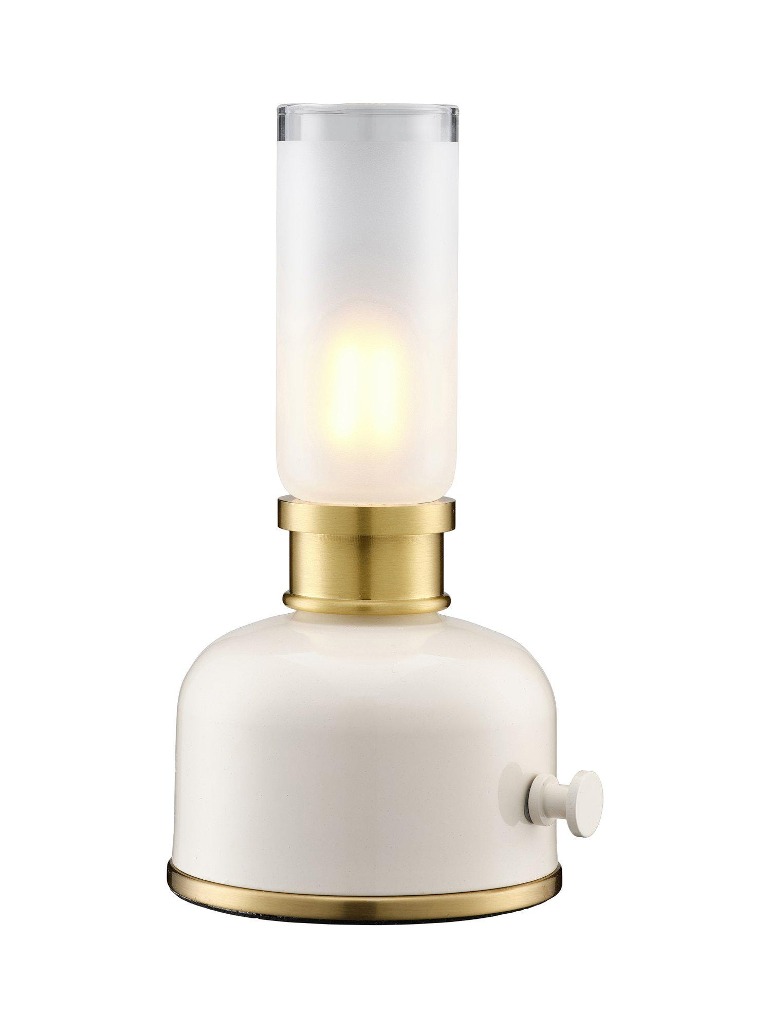 PR Home Frida genopladelig bordlampe i messing