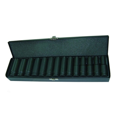 BATO krafttopsæt 1/2" 10-24 mm. lang model. Med 14 dele. Vare nr. 1908