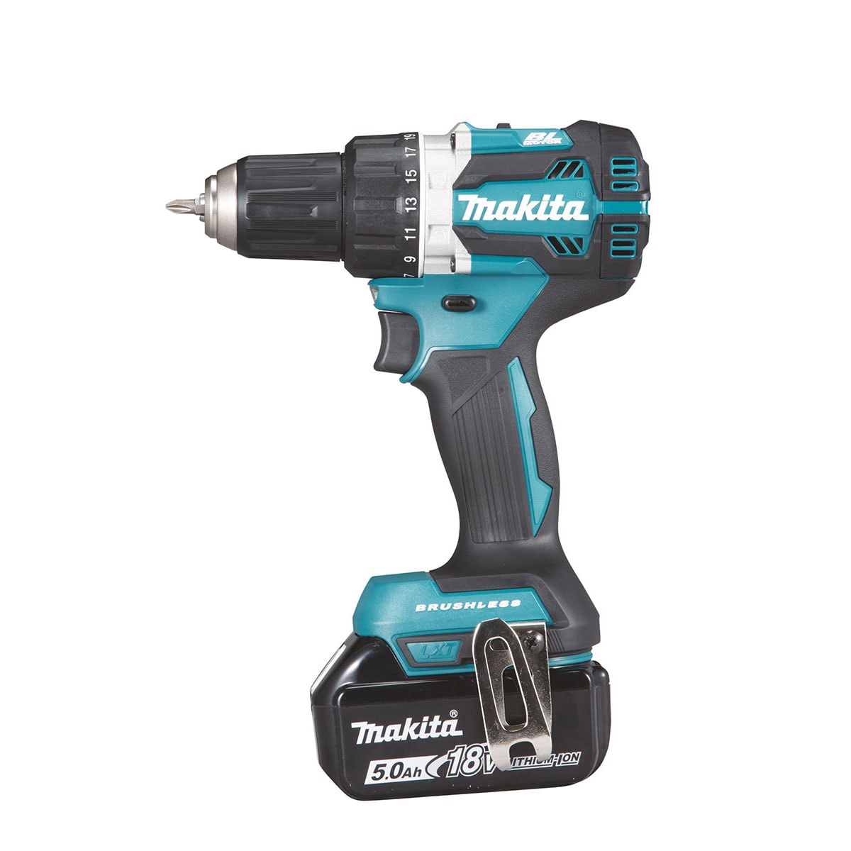 Makita bore-/skruemaskine DDF484RTJ 18V 2×5 Ah & lader