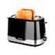 Korona 21232 Breakfast Toaster brødrister sort/stål til 2 skiver 850W