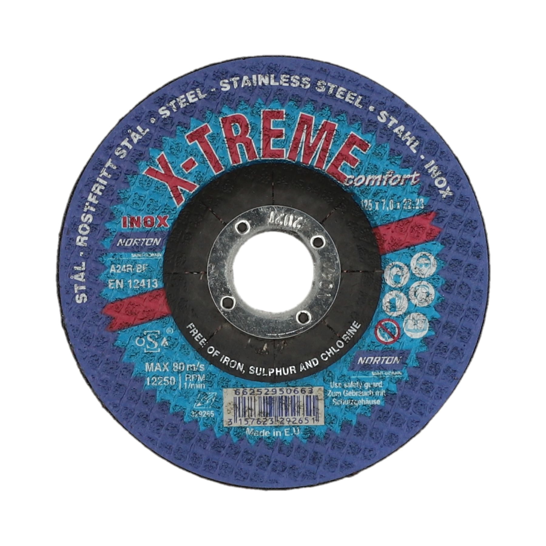 Norton Navrondel X-Treme 125x7,0x22,23 A24R