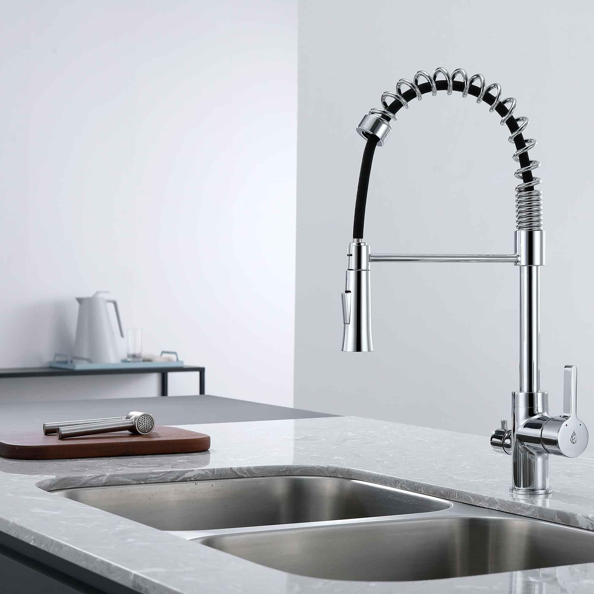 Bathlife Hav køkkenarmatur i sort