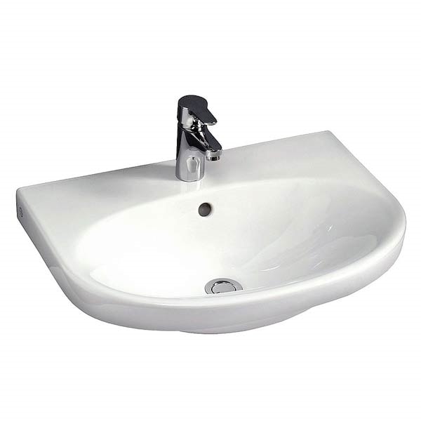 Gustavsberg Nautic håndvask 5560 med Ceramicplus,60 x 46 cm